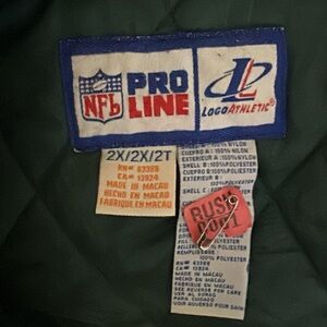 Vintage heavy packers jacket NFL pro line